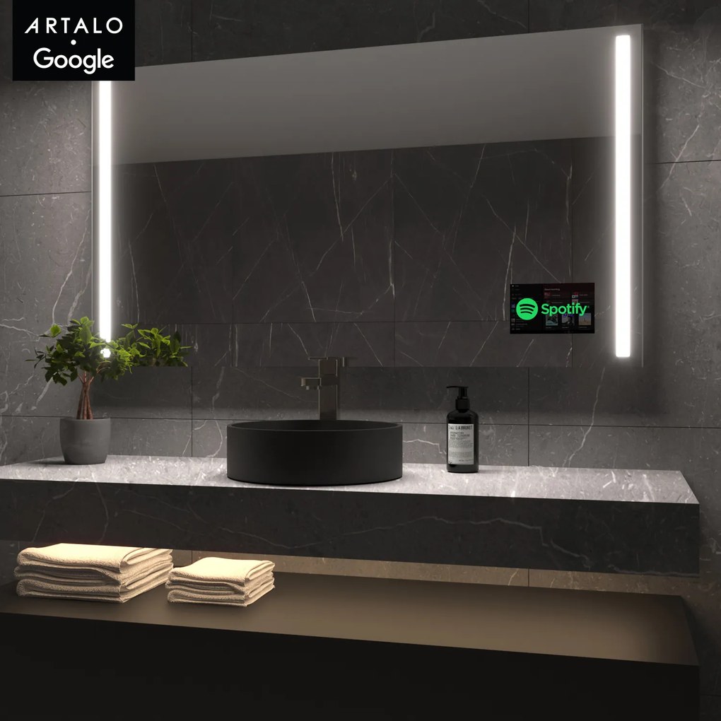 SMART specchio con luminazione M4 premium + SmartScreen with Google TV