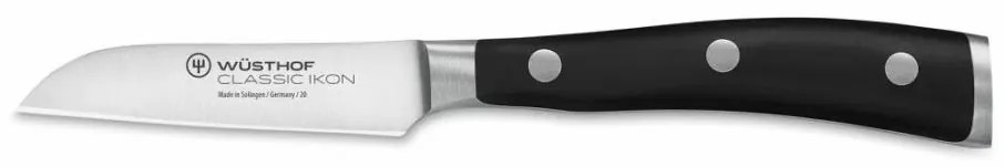 Wüsthof Classic Ikon coltello da cucina per verdure 8 cm nero