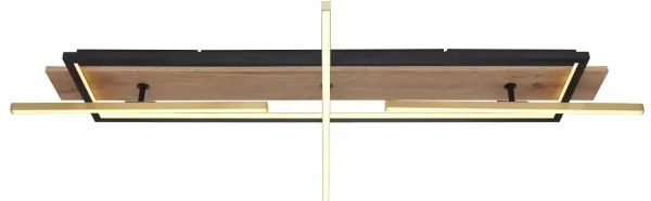 Globo 67296D2 - Plafoniera a LED BEATRIX LED/48W/230V marrone