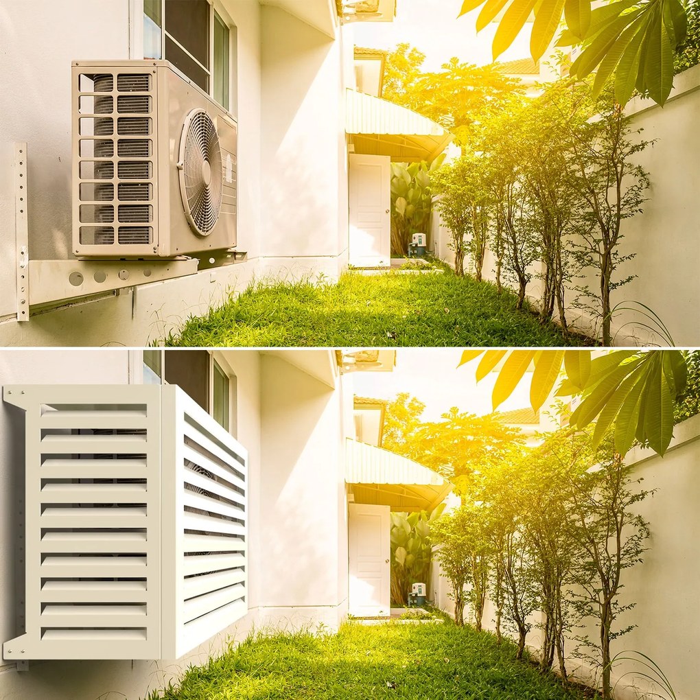 Copri Condizionatore 90x70x52 cm in Alluminio Blade S Bianco...