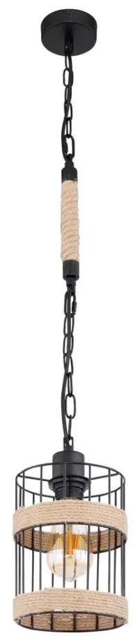 Globo 15673H - Lampadario su catena HALIA 1xE27/60W/230V