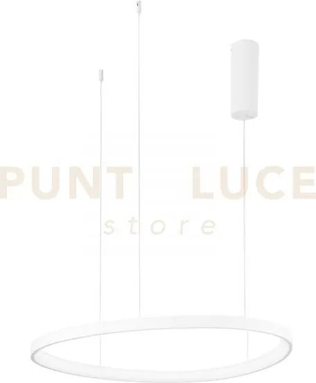 Lampadario a sospensione led klapton bianca 80w 11440lm cct 3000 40...