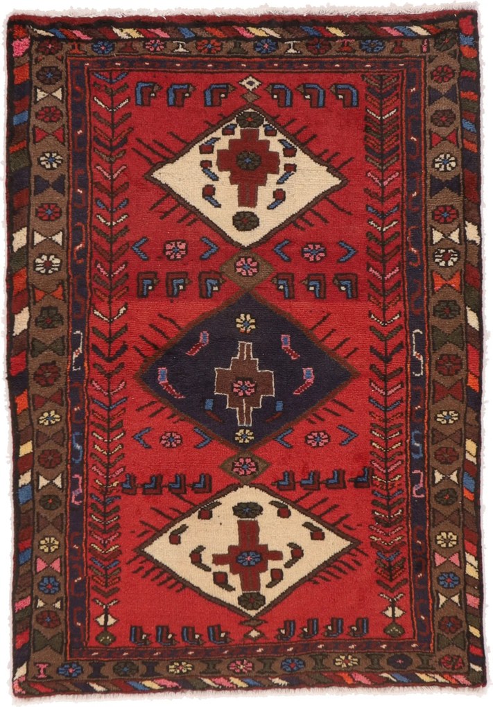 Hamedan Tappeto persiano 140x100 (Iran) Annodato A Mano
