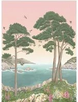 Osborne & Little Carta da parati panoramica Coastline - Blush