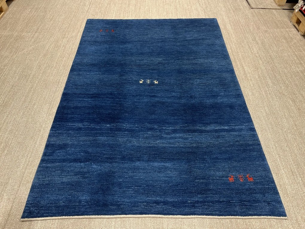 Gabbeh Tappeto persiano 170x240 Blu (Iran) Annodato A Mano