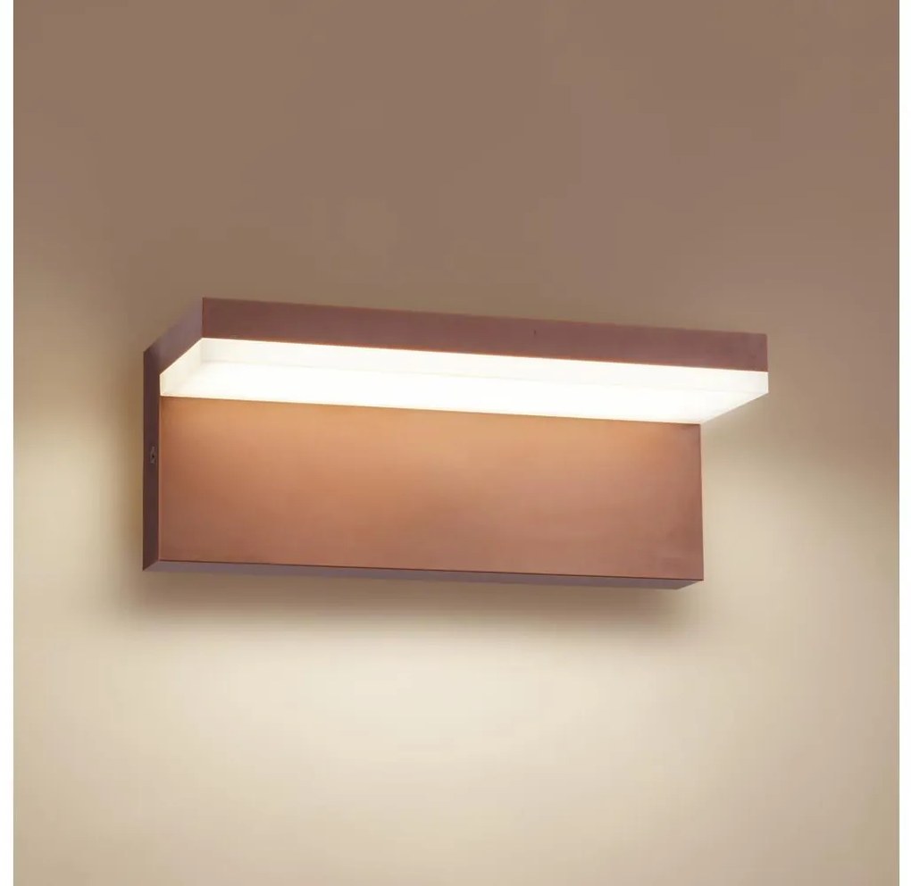 Brilagi - Applique da esterno LED TESSI LED/10W/230V marrone IP54