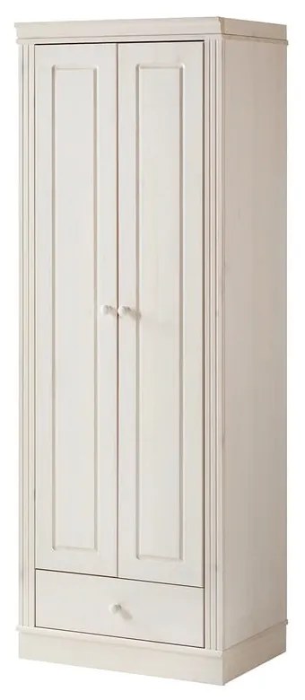 Armadio in legno di pino bianco 65x180 cm Anita - Støraa