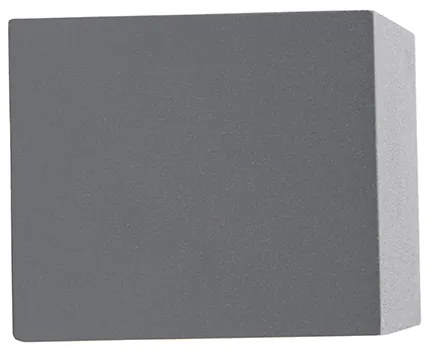 Lampada da parete smart nera con WiFi GU10 IP44 - Baleno