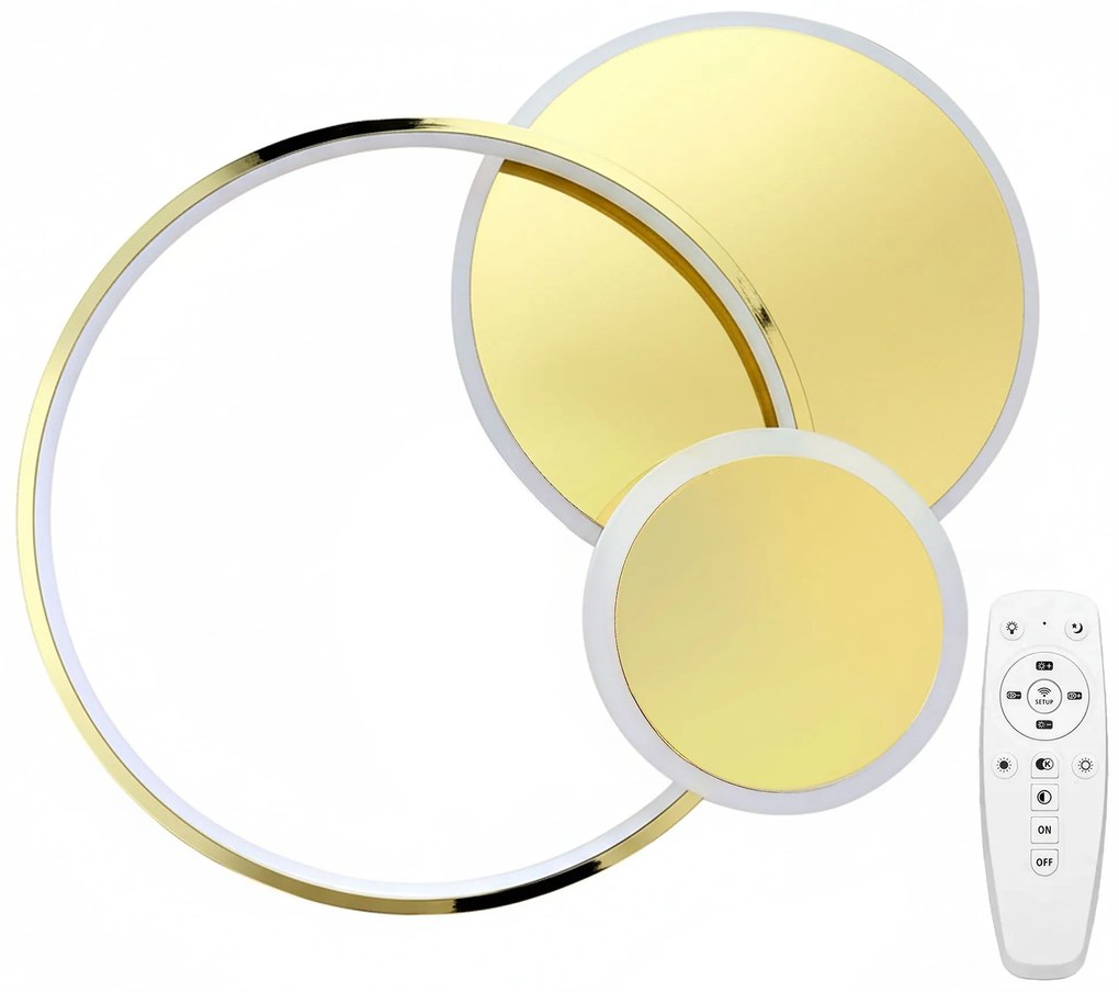 Lampada da soffitto APP1710-C Gold LED