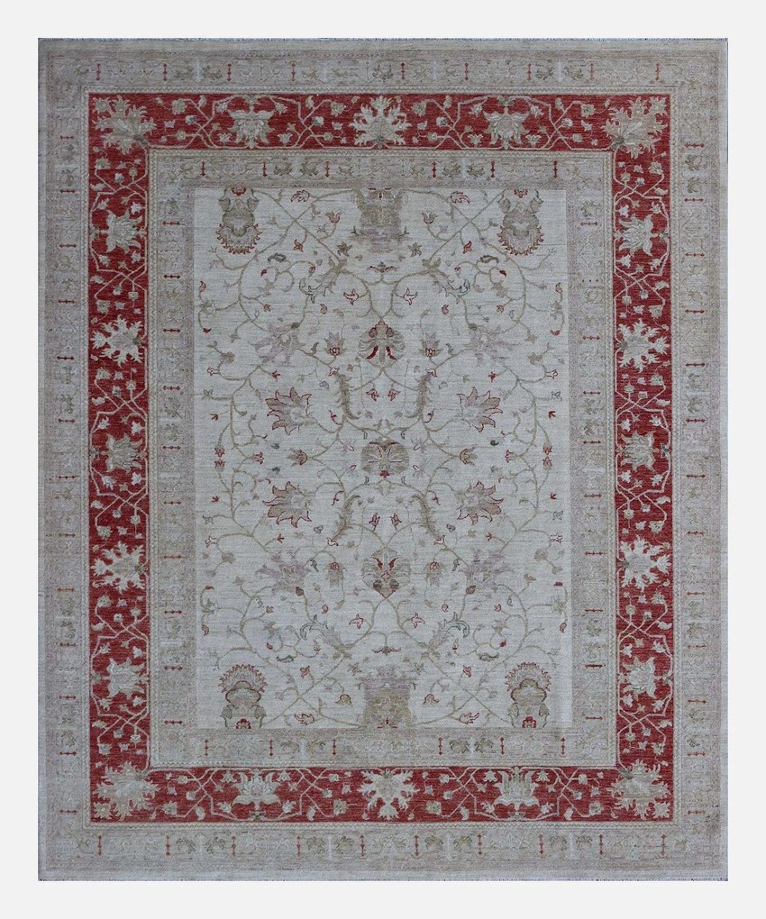 Ziegler Tappeto 290 x 250 Beige (Pakistan) Annodato A Mano