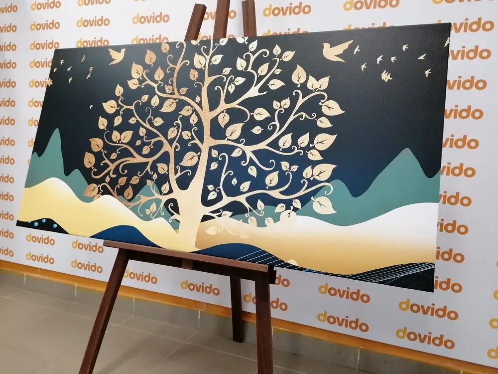 Stampa su tela – Albero della vita moderno