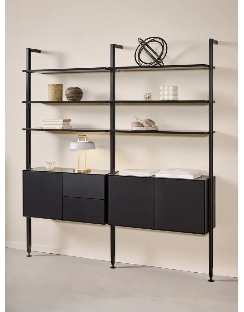 Libreria nera in rovere decor 98x210 cm Edge by Hammel - Hammel Furniture