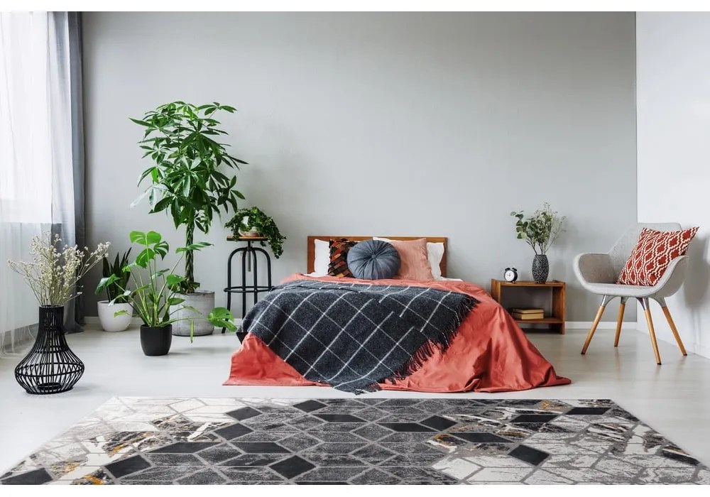 Tappeto grigio 80x150 cm Soft - FD