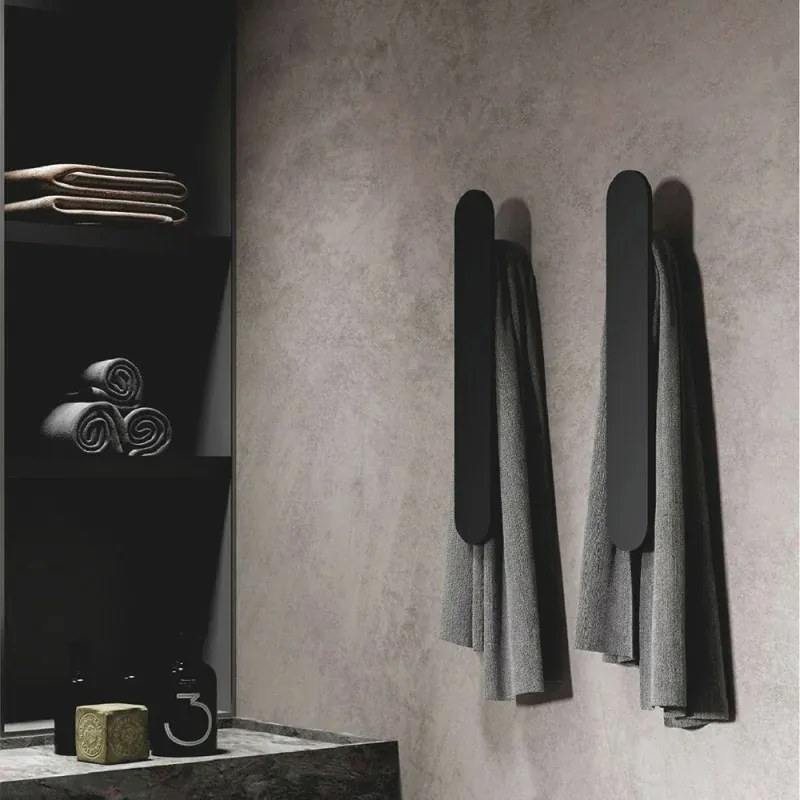 Scaldasalviette elettrico Ness 48 cm asfalto opaco 40W in ceramica