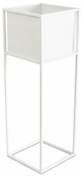 Portafiori 70x24 cm bianco