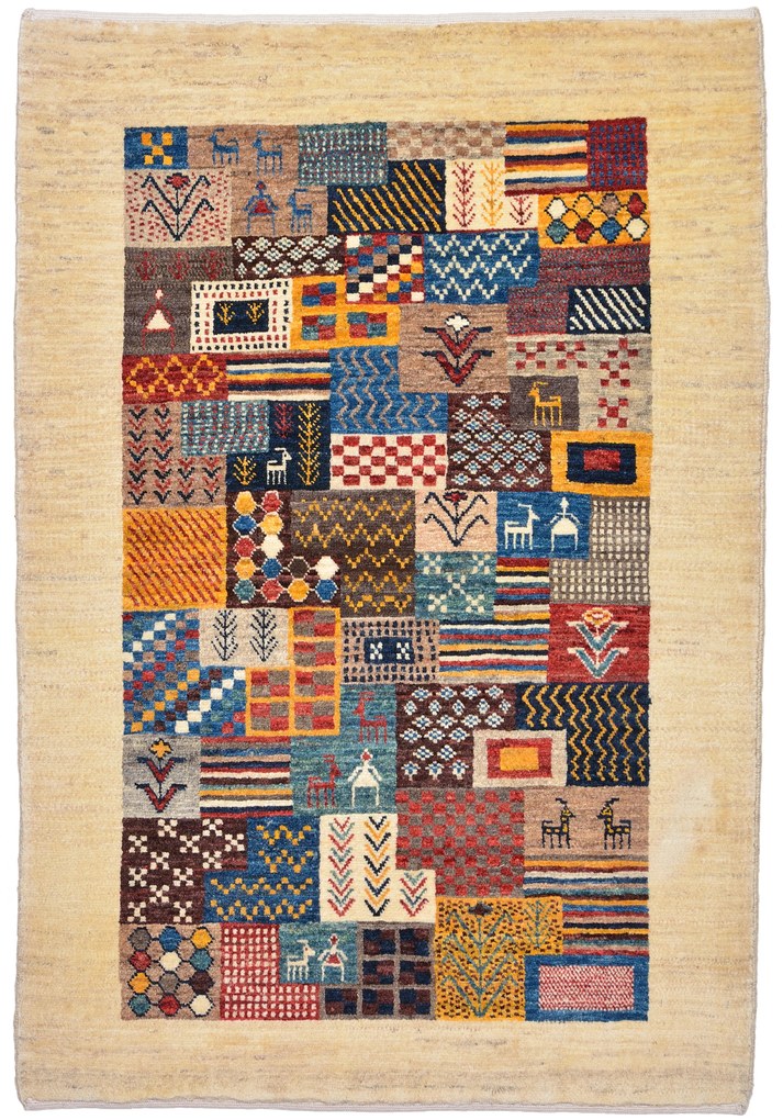 Loribaft Tappeto persiano 130x90 (Iran) Annodato A Mano