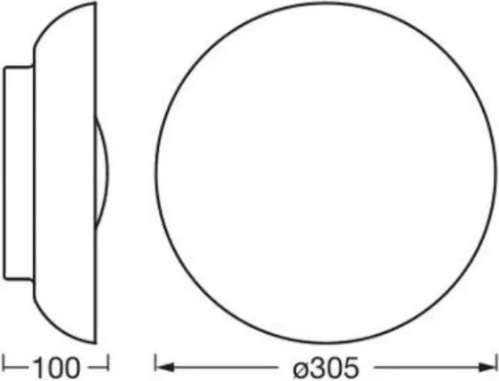 Osram - Plafoniera ORBIS MILAN 2xE27/10W/230V Ø 30,5 cm marrone