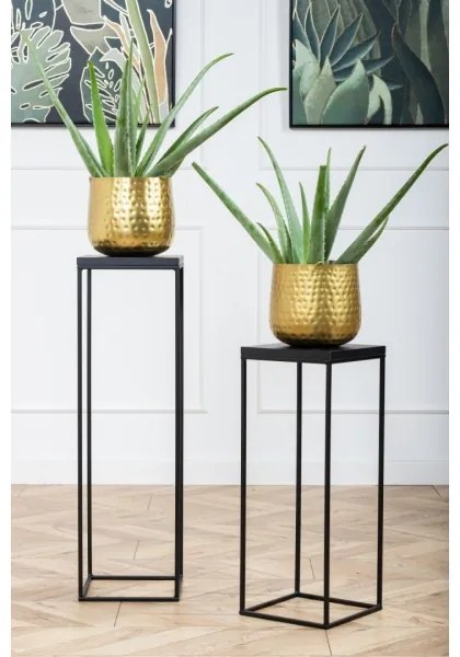 Portafiori BASICLOFT 80x24 nero