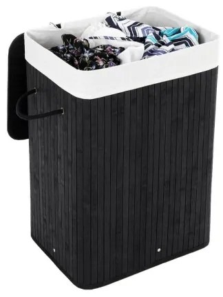 Cestino porta biancheria GUS nero