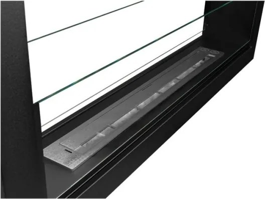 Camino a bioetanolo da incasso bifacciale biocamino 2 lati 90x40 cm MONTEFALCO 90