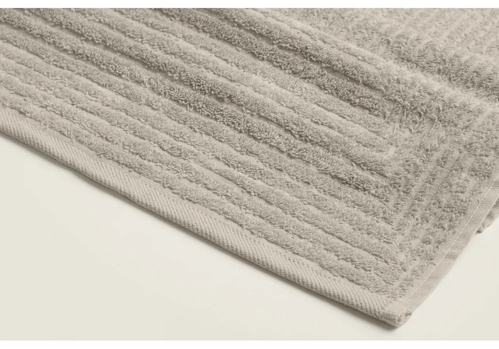 Asciugamani e teli da bagno in cotone beige in set di 2 pezzi - Foutastic