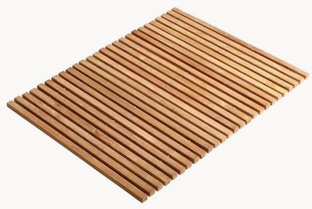 Tappetino da bagno in legno di teak Anna