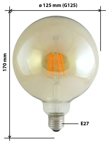 Lampadina LED FILAMENT E27/10W/230V 2000K