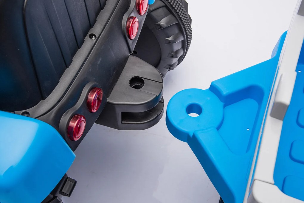 Trattore Elettrico per Bambini 12V con Rimorchio Blu...