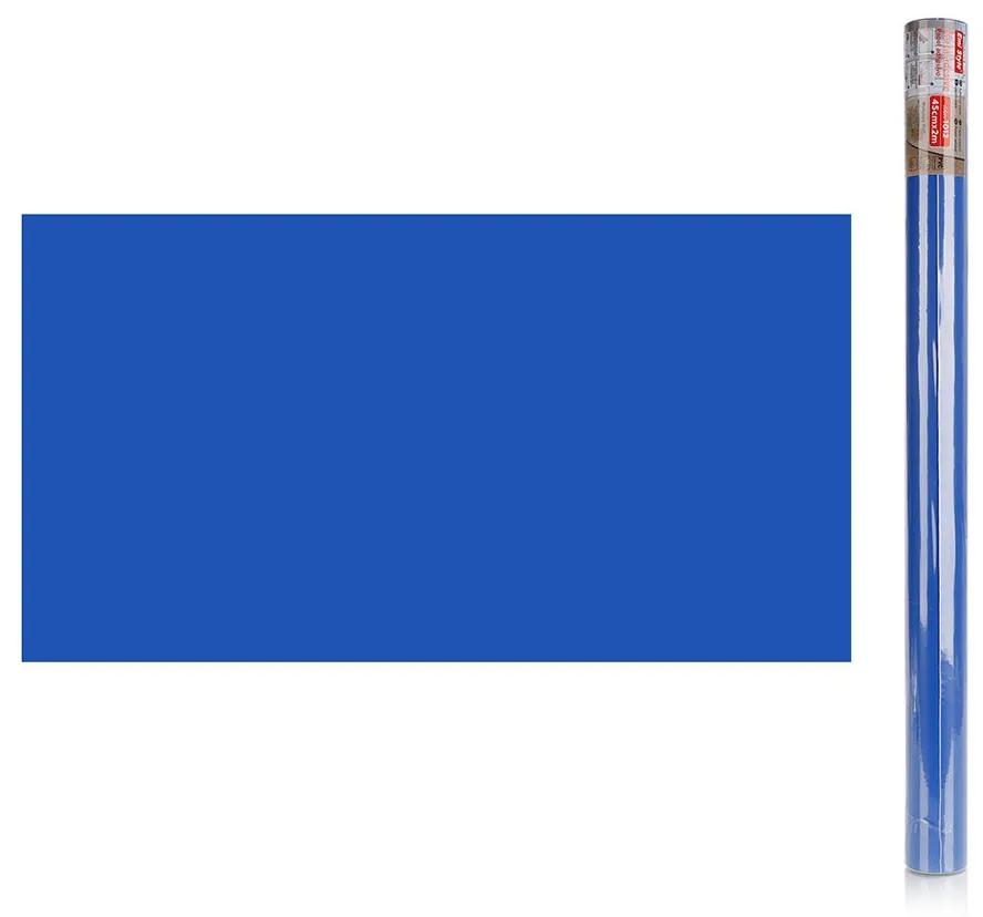 6 Rotoli Carta Adesive Per Mobili 45X200cm Colore Blu Carta da Parati Autoadesive Rivestimento PVC Lavabile