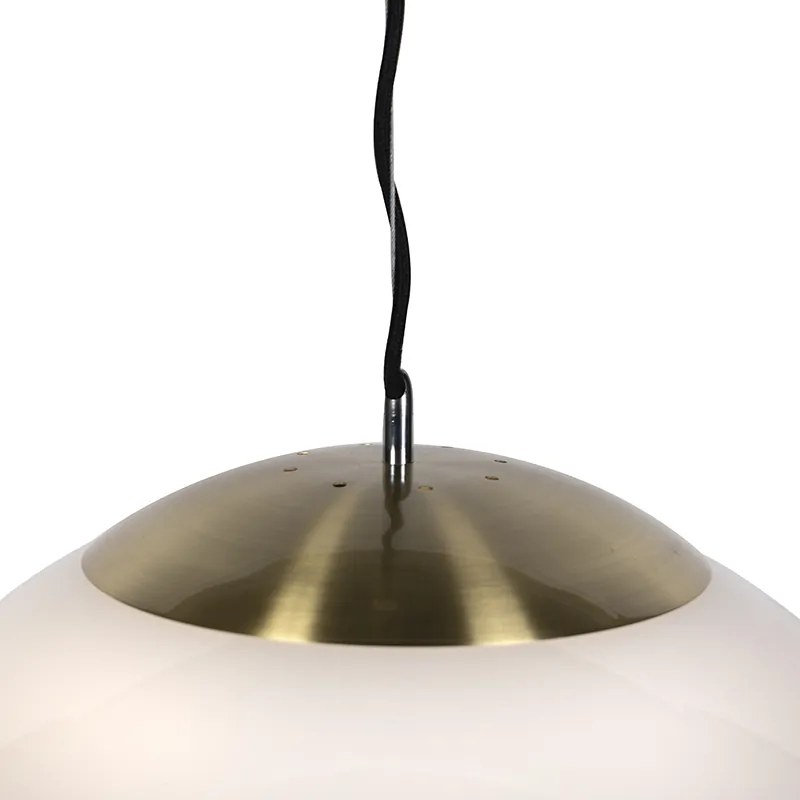 Lampada a sospensione scandinava vetro opalino 50 cm - Ball 50