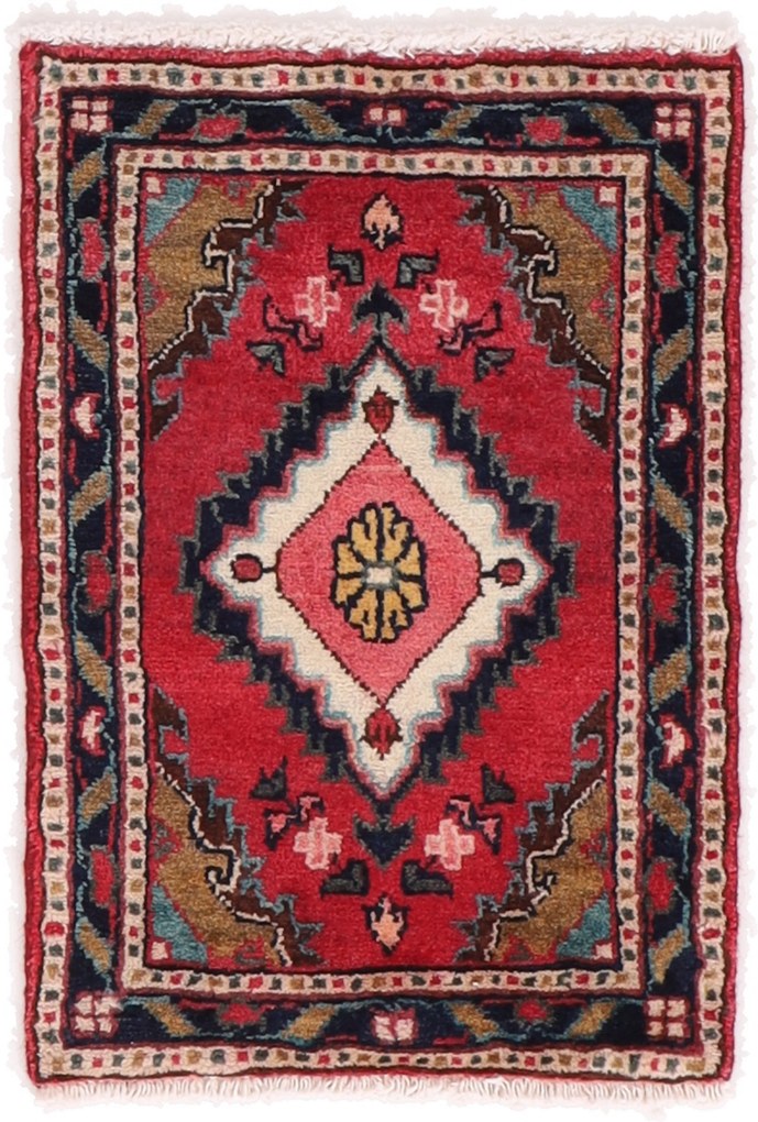 Persian Tappeto 50 x 60 (Iran) Annodato A Mano