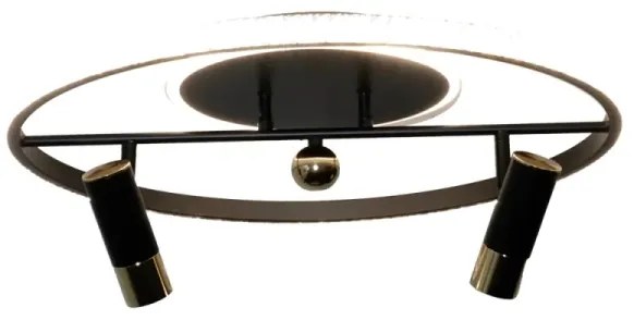 Plafoniera LED dimmerabile LED/60W/230V 3000-6500K nero + telecomando