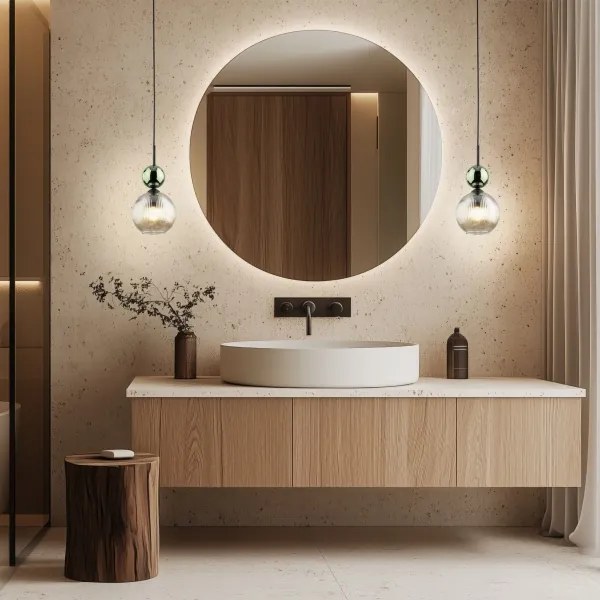 SOPHIA lampada a sospensione con cavo 1xE14/10W/230V nero/verde/beige fumé