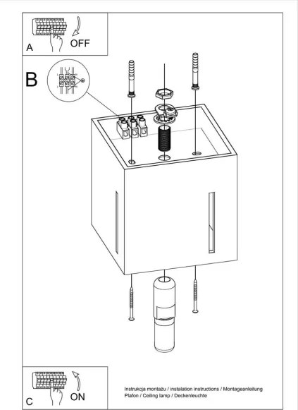 Plafoniera PIXAR 1xG9/40W/230V