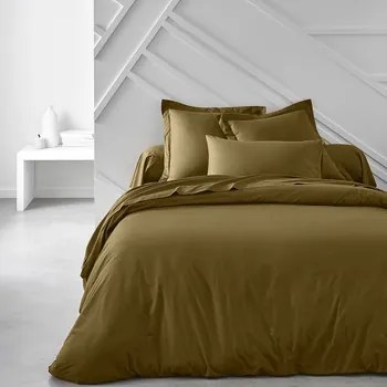 Today  Lenzuolo con angoli DH 140/200+30 Coton TODAY Essential Bronze  Today