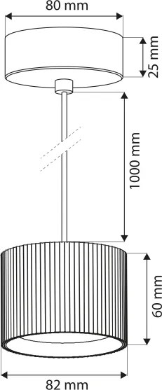 Brilagi - LED Lampadario a cavo STRIPY 1xGX53/15W/230V nero