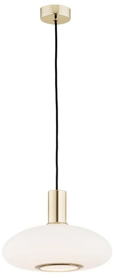 Argon 4358 - Lampadario a sospensione con filo SAGUNTO 1xE27/15W/230V diametro 30 cm ottone