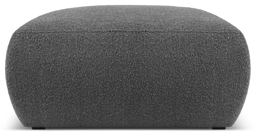 Sgabello grigio scuro in tessuto bouclé Molino - Micadoni Home