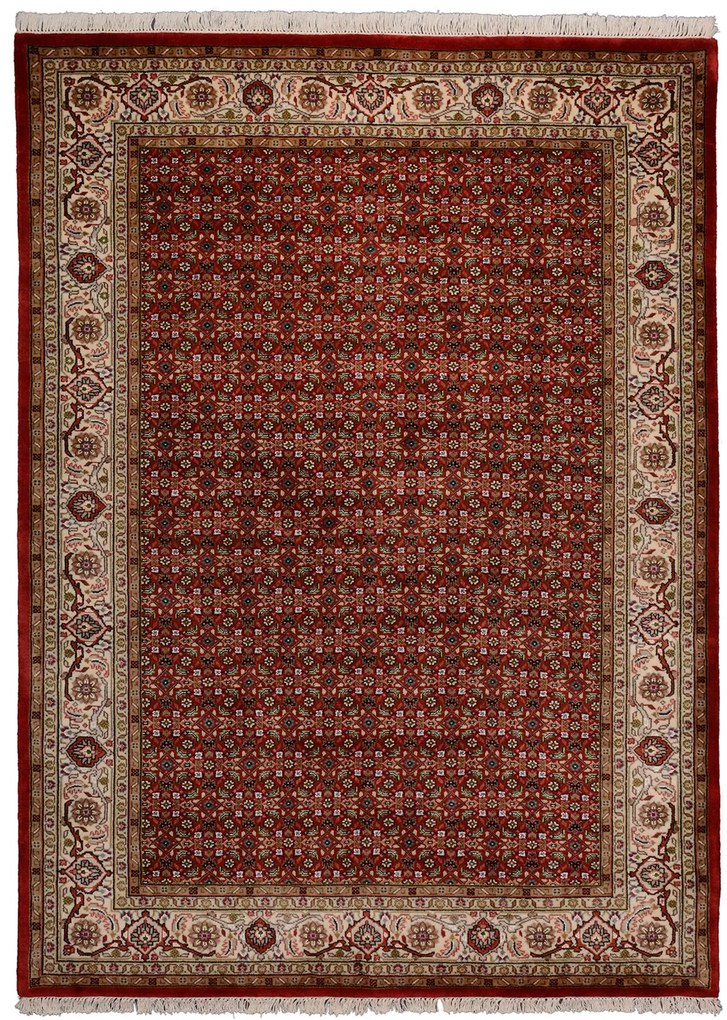 Bidjar Tappeto 240x180 Rosso (Indian) Annodato A Mano