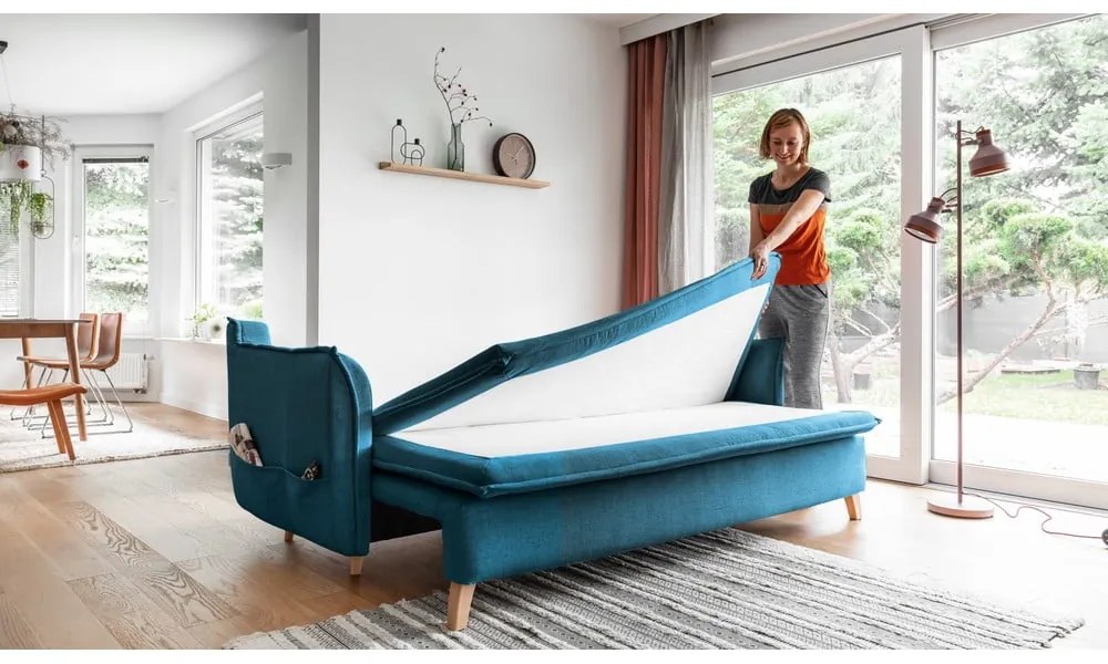 Divano turchese 225 cm Charming Charlie - Miuform