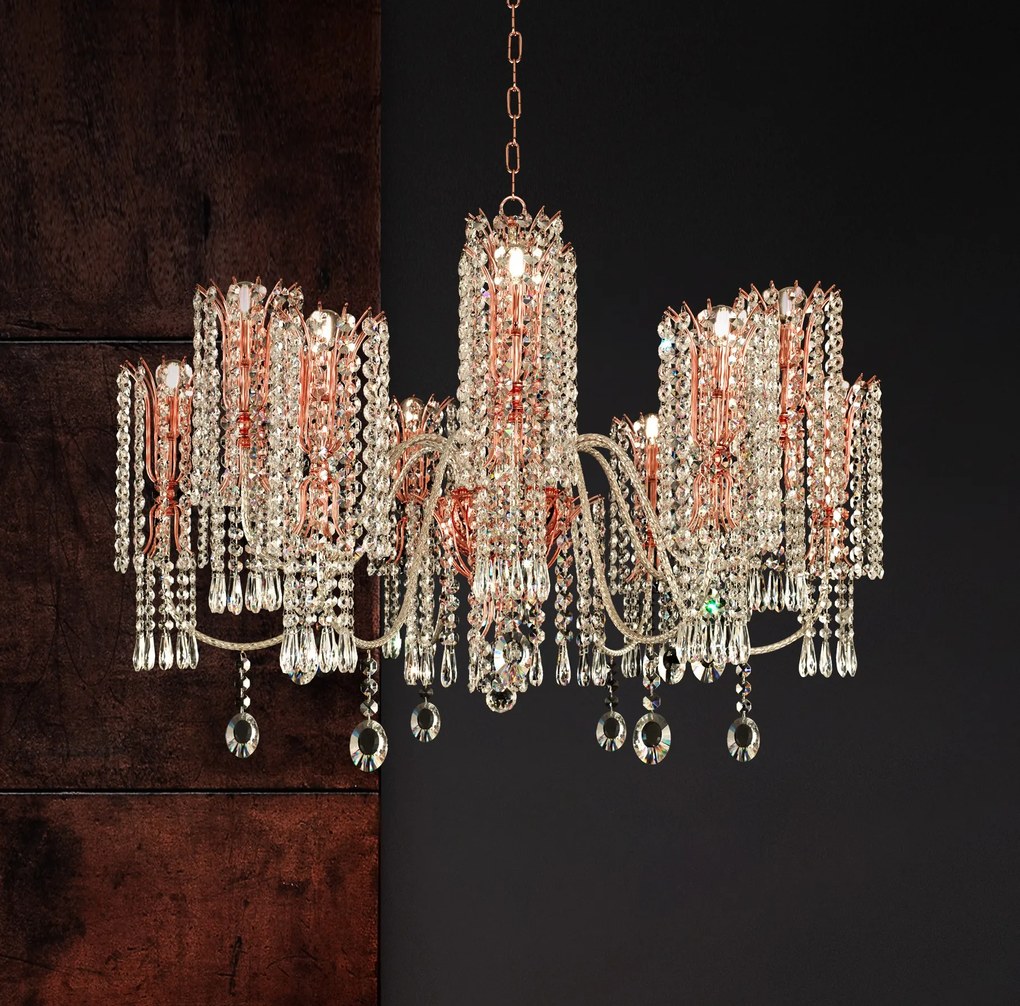 Arredoluce Royal Crystal 12-light chandelier  499/6+6