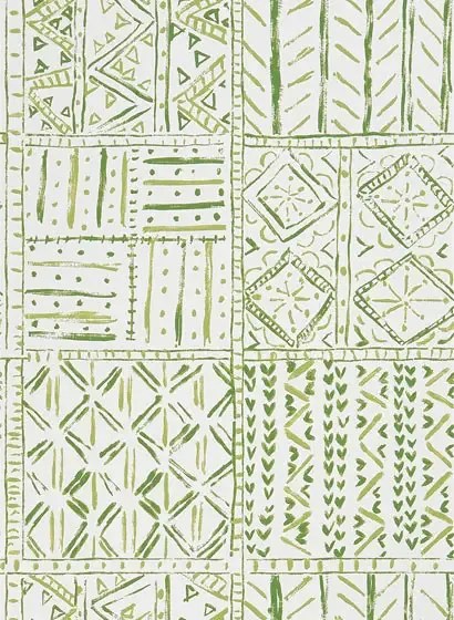 Tapete Cloisters von Nina Campbell - Green