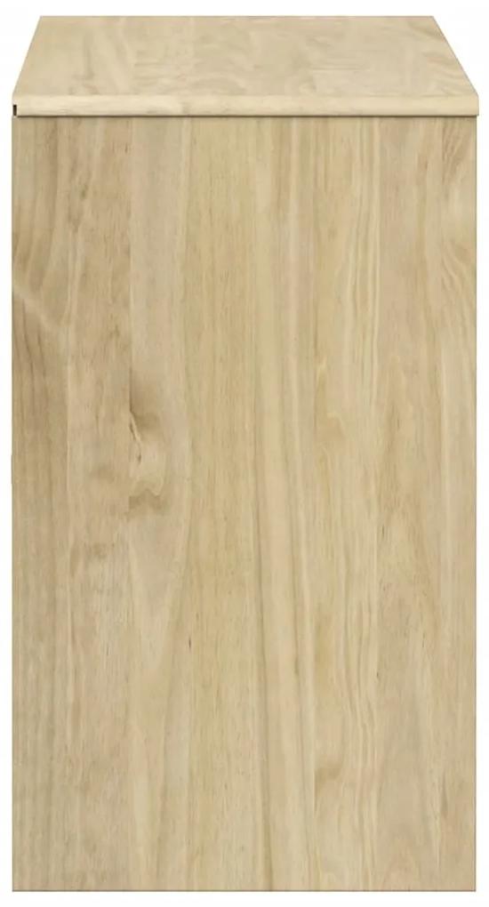 Cassettiera sauda rovere 111x43x73,5 cm cm legno massello pino