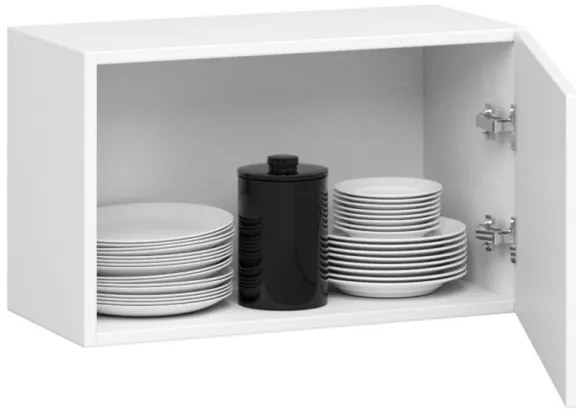 Cucina Lineare 180 Cm Moderna Pensili Bassi Bianco Opaco Emma V2