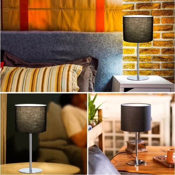 Aigostar - Lampada da tavolo 1xE14/40W/230V nero