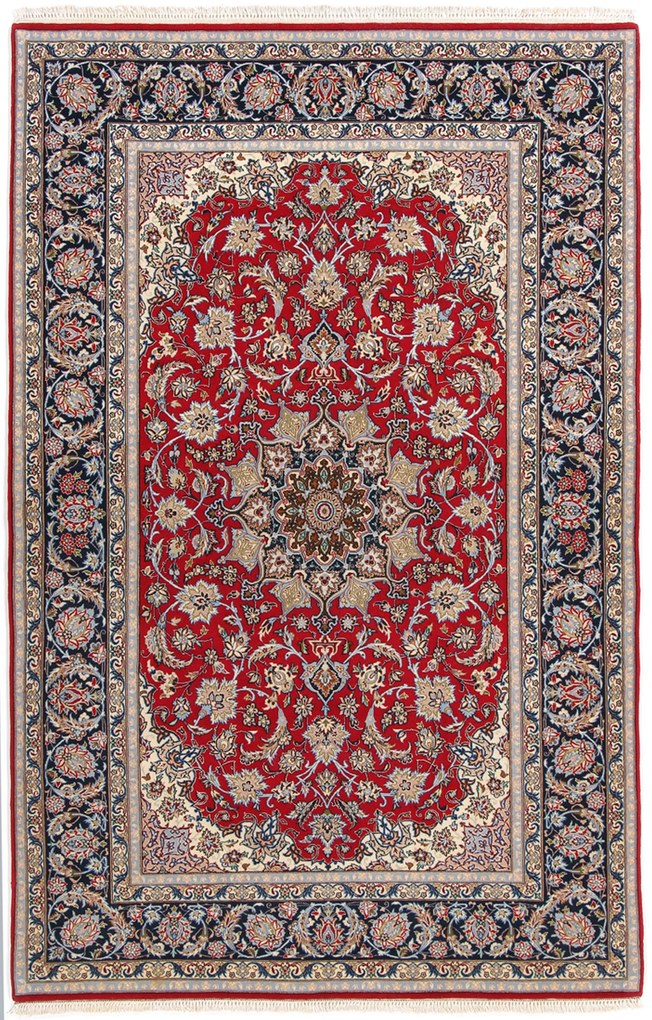 Isfahan Tappeto persiano 150 x 230 (Iran) Annodato A Mano