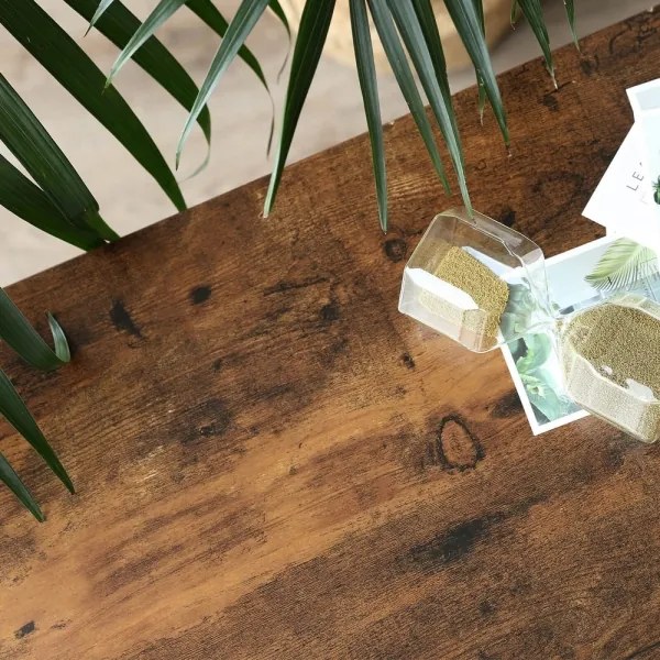 Tavolino d'appoggio LUVOR marrone/nero