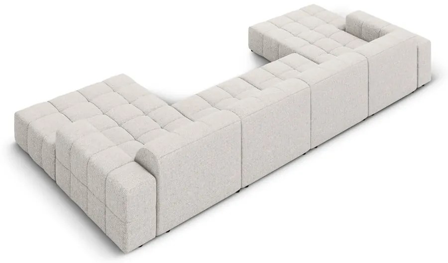 Divano angolare grigio chiaro (a U) Chicago - Cosmopolitan Design