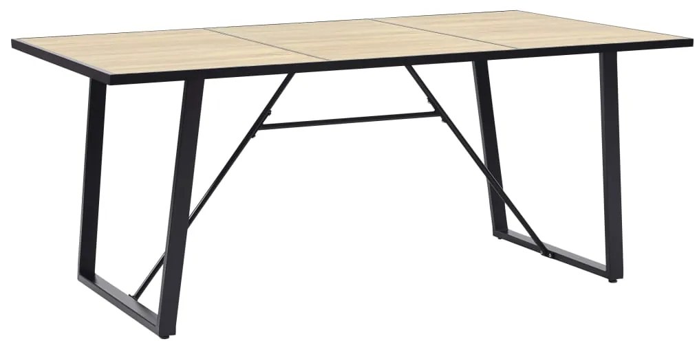 Tavolo Da Pranzo Rovere 200x100x75 Cm İn Mdf /