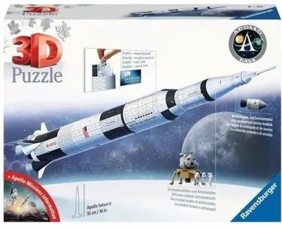 Puzzle Ravensburger Saturn V space rocket